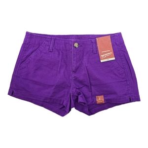 Purple Corduroy Shorts